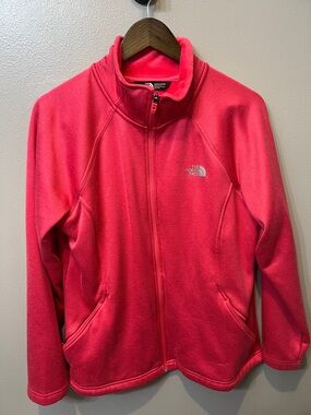 The North Face Women's Pink Jacket - Full-Zip XL